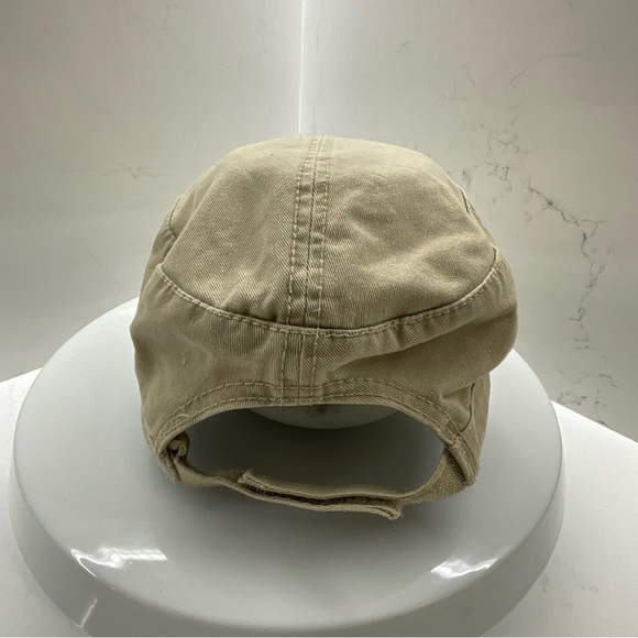 Detroit Made in Detroit distressed cadet cap hat tan strapback - Picture 3 of 8